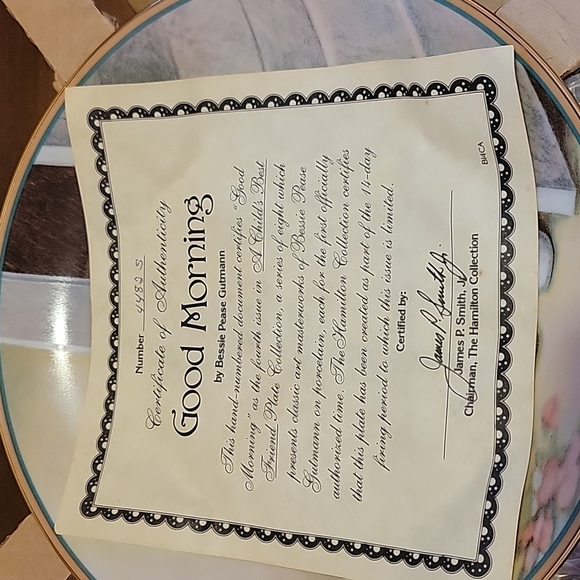 Hamilton Collection "Good Morning" - Picture 5 of 5